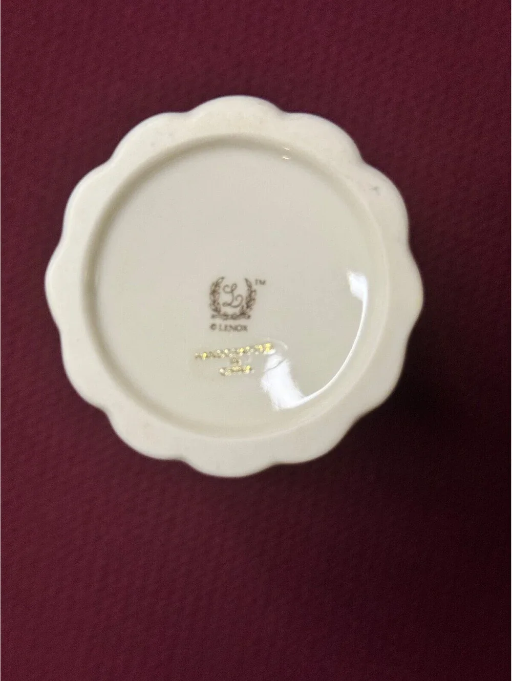 Vintage Lenox Hummingbird & Rose Bud Vase Ivory Porcelain 24K Gold Trim 5.75